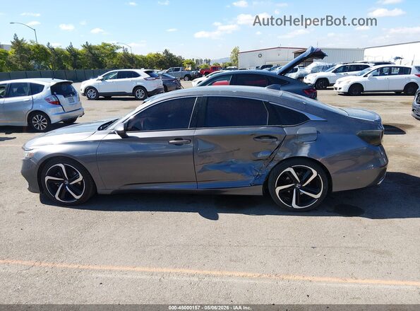 1HGCV2F3XJA043267 2018 HONDA ACCORD Gray Vista interior de 360 grados