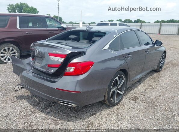 1HGCV2F3XKA025093 2019 HONDA ACCORD Gray 