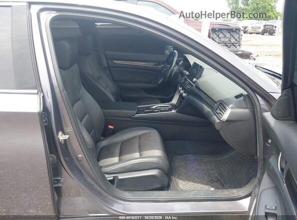 1HGCV2F3XKA025093 2019 HONDA ACCORD Gray 