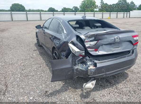 1HGCV2F3XKA025093 2019 HONDA ACCORD Gray 