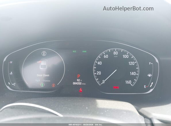 1HGCV2F3XKA025093 2019 HONDA ACCORD Gray 