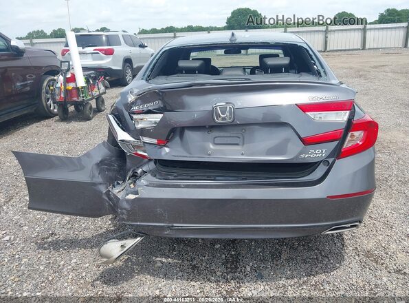 1HGCV2F3XKA025093 2019 HONDA ACCORD Gray 
