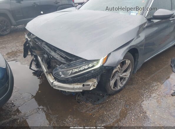 1HGCV2F52JA003380 2018 HONDA ACCORD Gray Vista frontal