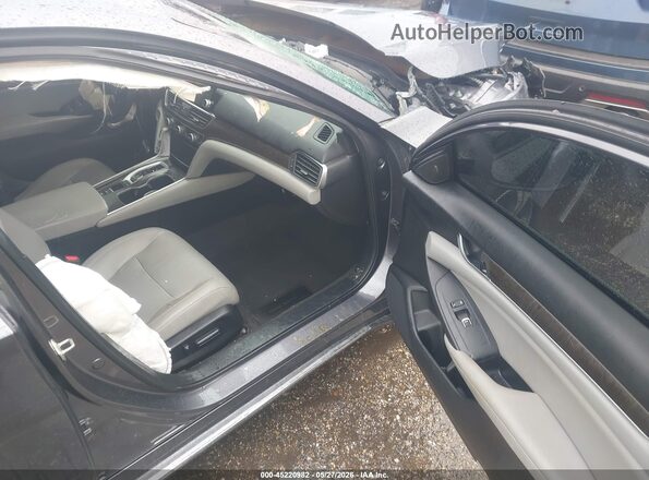 1HGCV2F52JA003380 2018 HONDA ACCORD Gray Vista interior delantera