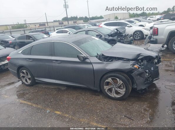 1HGCV2F52JA003380 2018 HONDA ACCORD Gray Vista interior trasera
