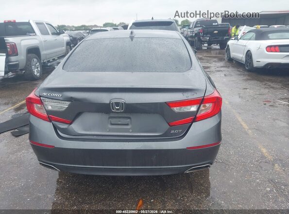 1HGCV2F52JA003380 2018 HONDA ACCORD Gray 