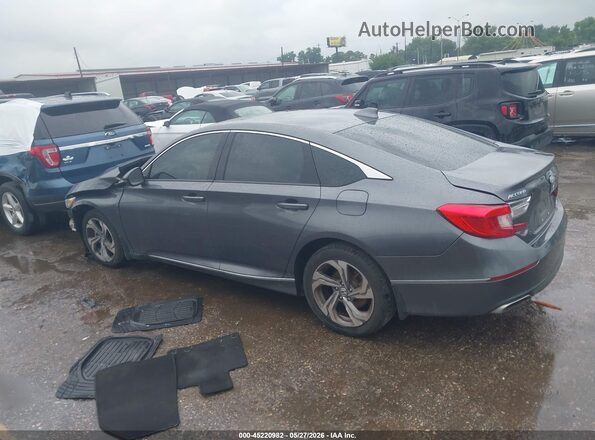 1HGCV2F52JA003380 2018 HONDA ACCORD Gray Vista interior de 360 grados