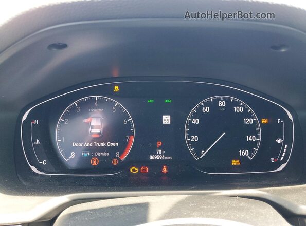 1HGCV2F53KA018990 2019 HONDA ACCORD Серебряный 