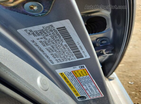 1HGCV2F53KA018990 2019 HONDA ACCORD Серебряный 