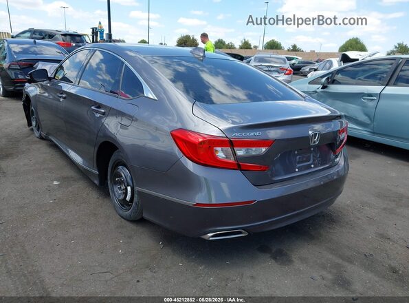 1HGCV2F54JA007835 2018 HONDA ACCORD Gray 