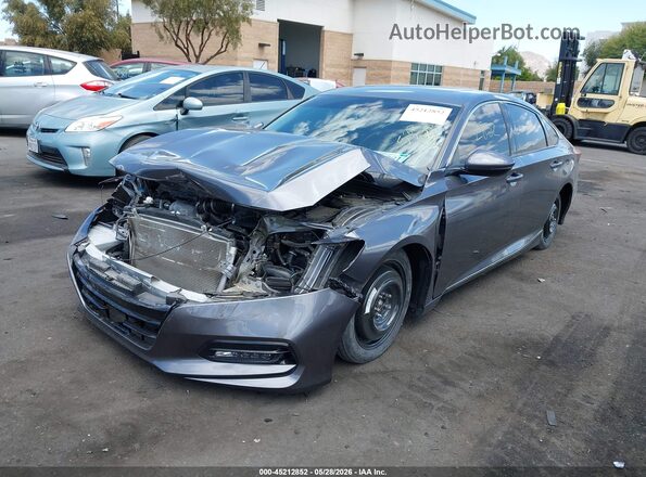 1HGCV2F54JA007835 2018 HONDA ACCORD Gray 