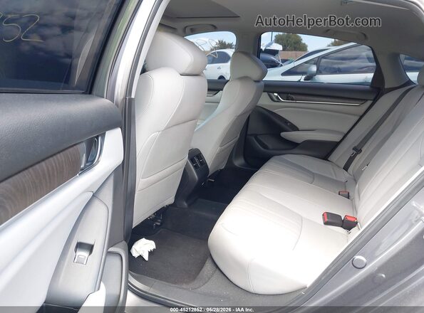 1HGCV2F54JA007835 2018 HONDA ACCORD Gray 