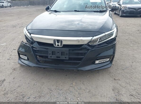 1HGCV2F55LA017227 2020 HONDA ACCORD Black Դիմացի տեսք
