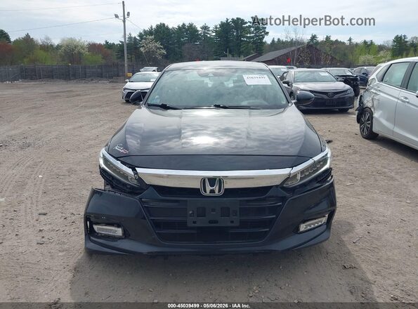 1HGCV2F55LA017227 2020 HONDA ACCORD Black Սալոնի հետևի տեսք
