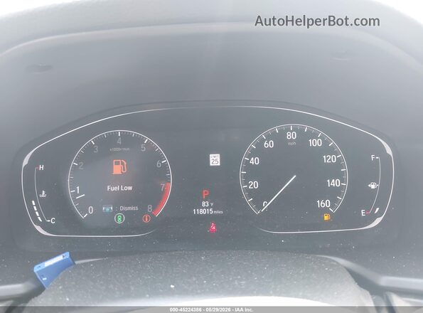 1HGCV2F56JA010056 2018 HONDA ACCORD Gray Vista de los asientos traseros