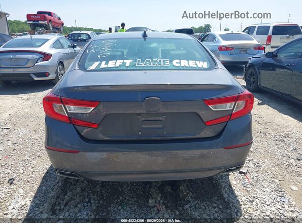 1HGCV2F56JA010056 2018 HONDA ACCORD Gray 