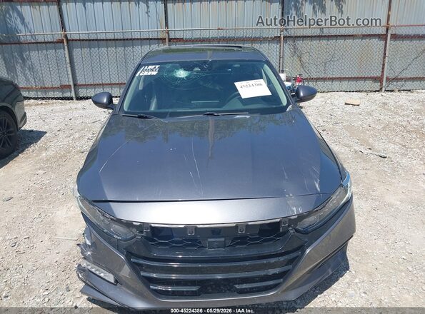 1HGCV2F56JA010056 2018 HONDA ACCORD Gray Vista interior trasera