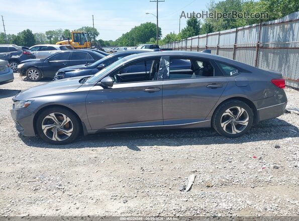 1HGCV2F56JA010056 2018 HONDA ACCORD Gray 