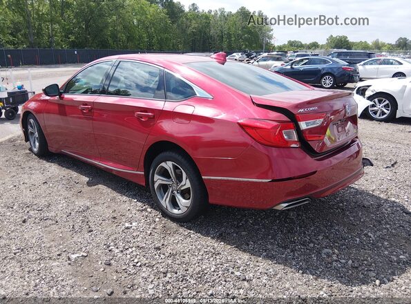 1HGCV2F56JA042490 2018 HONDA ACCORD Red უკანა მარცხენა
