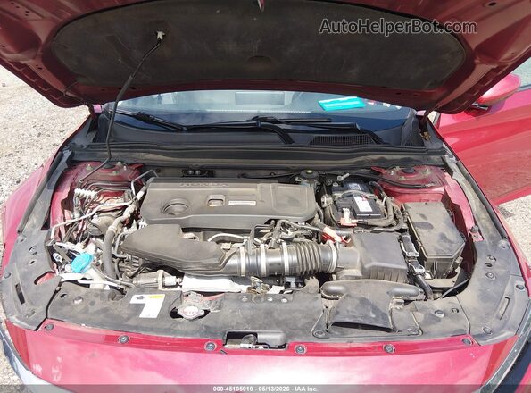 1HGCV2F56JA042490 2018 HONDA ACCORD Red უკანა ხედი
