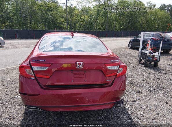 1HGCV2F56JA042490 2018 HONDA ACCORD Red 