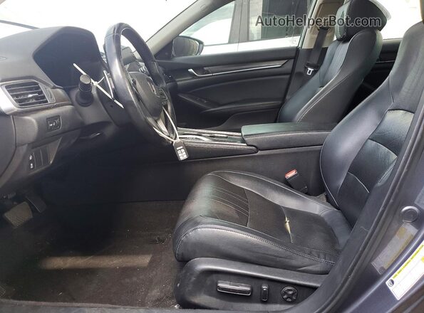 1HGCV2F58JA010057 2018 HONDA ACCORD Gray 