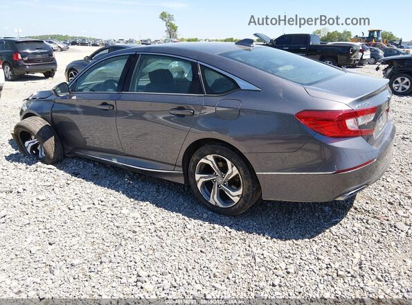 1HGCV2F67JA024069 2018 HONDA ACCORD Gray Հետևի ձախ