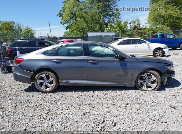 1HGCV2F67JA024069 2018 HONDA ACCORD Gray Սալոնի 360 աստիճան տեսք
