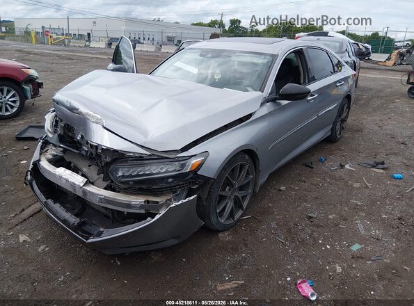 1HGCV2F90JA002831 2018 HONDA ACCORD Black Vista tres cuartos delantera izquierda