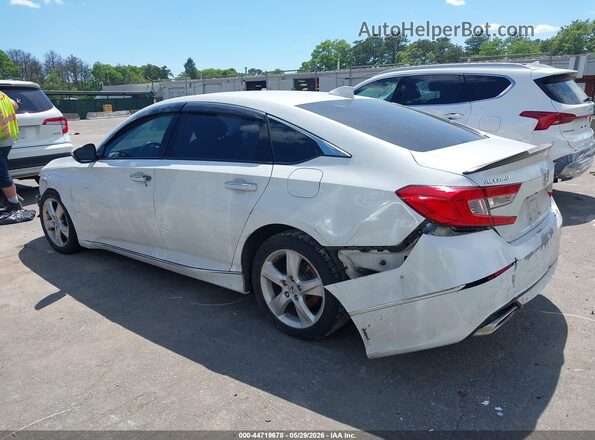 1HGCV2F90KA017105 2019 HONDA ACCORD White Հետևի ձախ