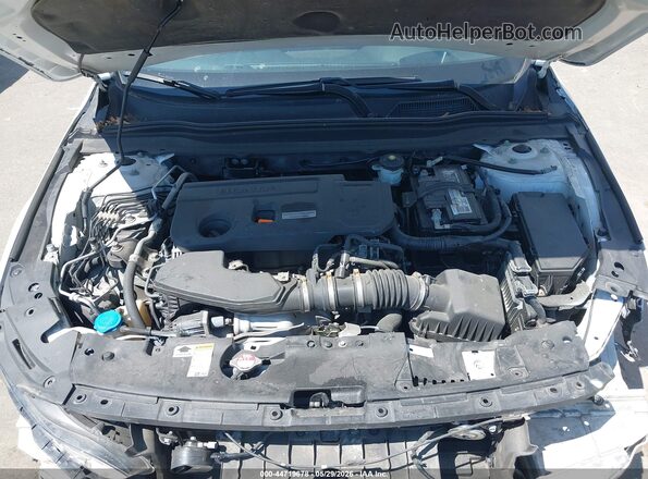 1HGCV2F90KA017105 2019 HONDA ACCORD White Հետևի տեսք