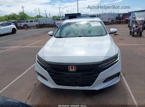 1HGCV2F90LA016974 2020 HONDA ACCORD White Front view
