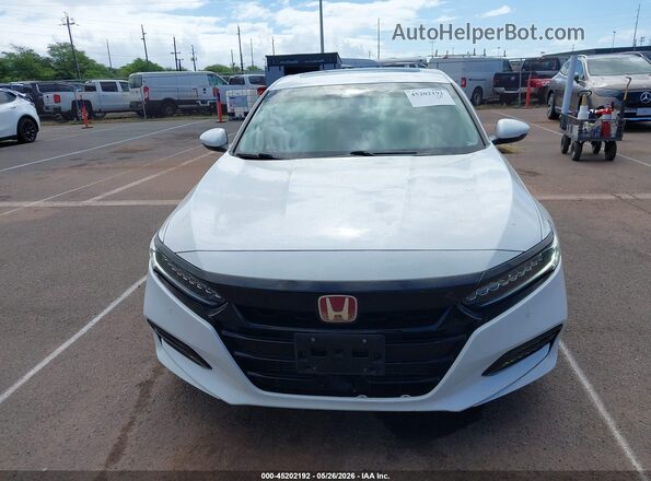 1HGCV2F90LA016974 2020 HONDA ACCORD White Rear interior view