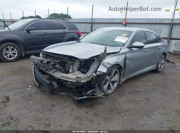 1HGCV2F93KA029863 2019 HONDA ACCORD Gray Передня ліва чверть