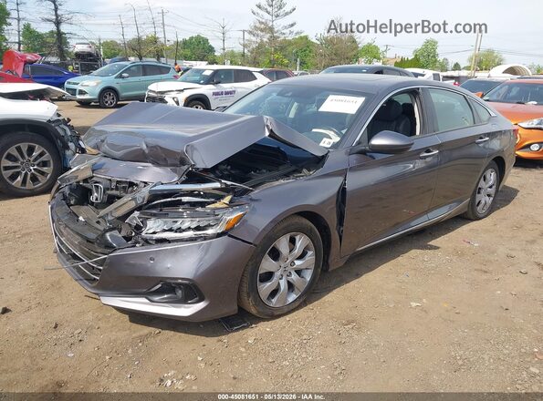 1HGCV2F93MA015738 2021 HONDA ACCORD Gray Przód lewy