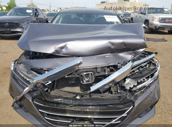 1HGCV2F93MA015738 2021 HONDA ACCORD Gray Widok zestawu wskaźników