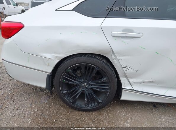 1HGCV2F94KA030276 2019 HONDA ACCORD Белый Вид спереди