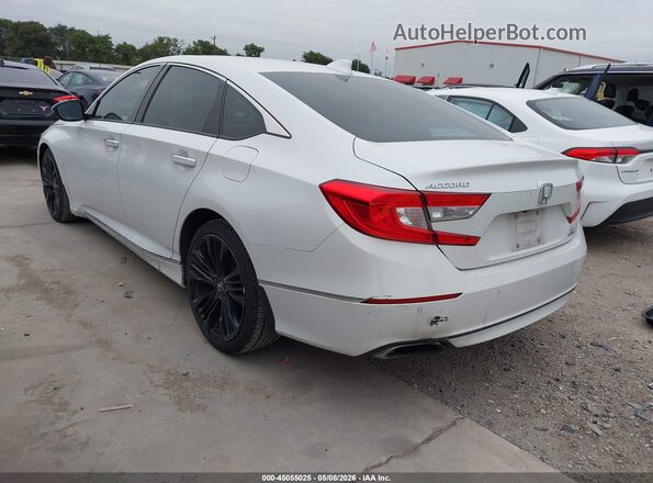 1HGCV2F94KA030276 2019 HONDA ACCORD Белый Задняя левая четверть