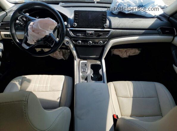 1HGCV2F96NA003584 2022 HONDA ACCORD Белый Вид панели приборов