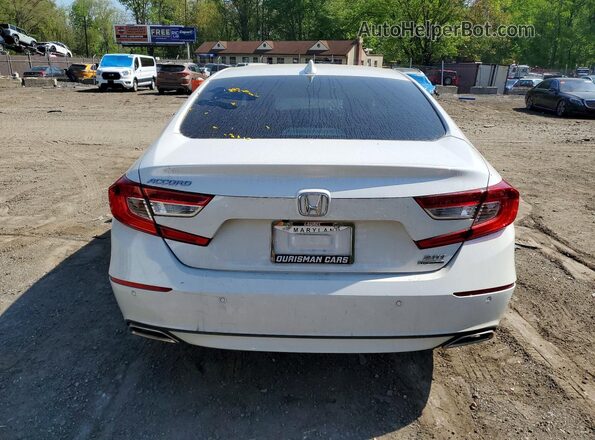1HGCV2F96NA003584 2022 HONDA ACCORD Белый Вид сзади