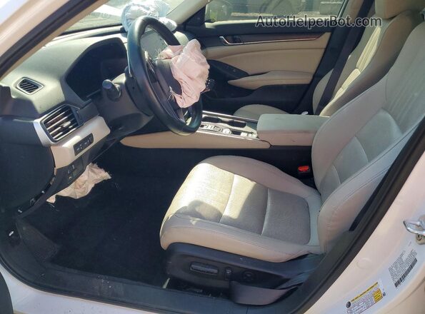 1HGCV2F96NA003584 2022 HONDA ACCORD Белый Вид салона спереди