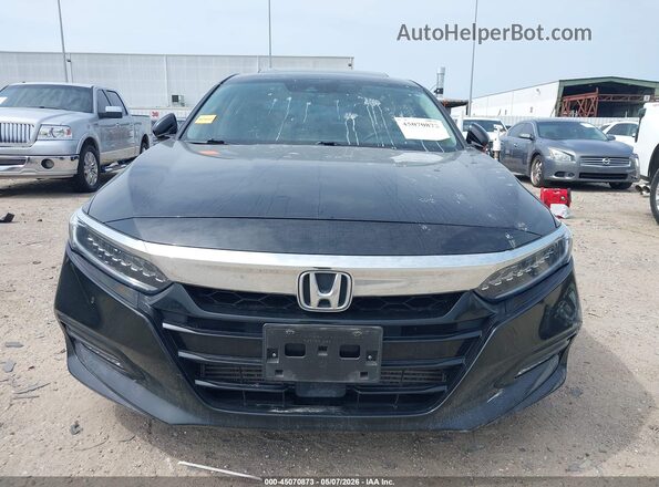 1HGCV2F97LA006278 2020 HONDA ACCORD Black Առջևի վահանակի տեսք