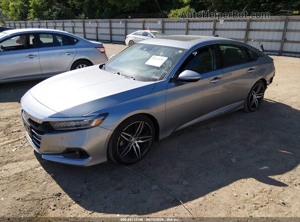 1HGCV2F97MA003706 2021 HONDA ACCORD Silver Przód lewy