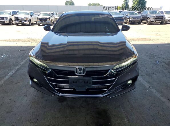1HGCV2F99MA007417 2021 HONDA ACCORD Gray Դիմացի տեսք