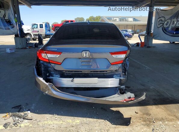 1HGCV2F99MA007417 2021 HONDA ACCORD Gray Հետևի տեսք