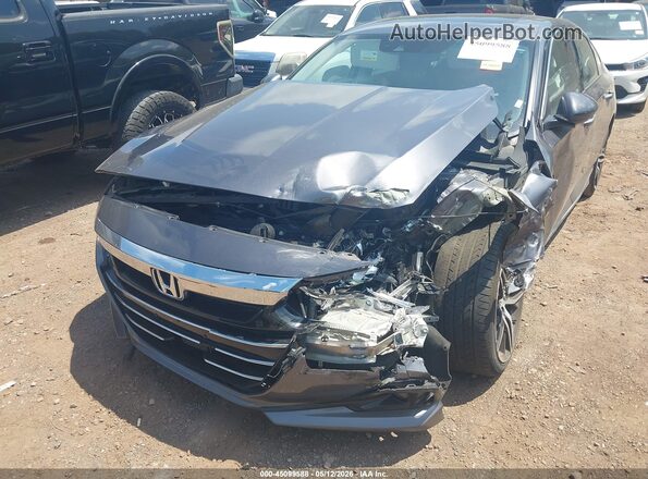 1HGCV2F9XMA031659 2021 HONDA ACCORD Gray წინა ხედი