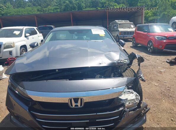 1HGCV2F9XMA031659 2021 HONDA ACCORD Gray წინა პანელის ხედი