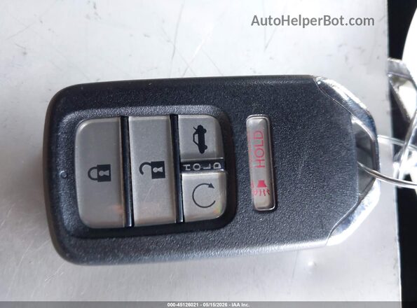 1HGCV3F10KA008419 2019 HONDA ACCORD HYBRID Blue Вид панелі приладів
