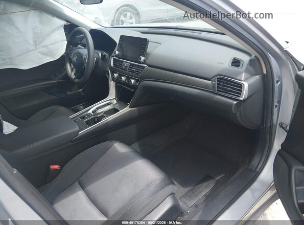 1HGCV3F14MA018079 2021 HONDA ACCORD Black Widok wnętrza z przodu