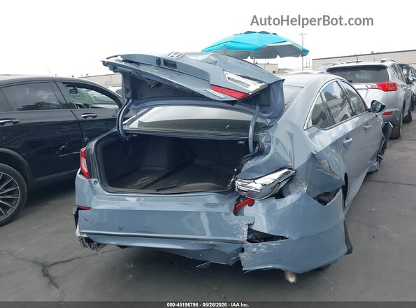 1HGCV3F20NA020101 2022 HONDA ACCORD HYBRID Gray 